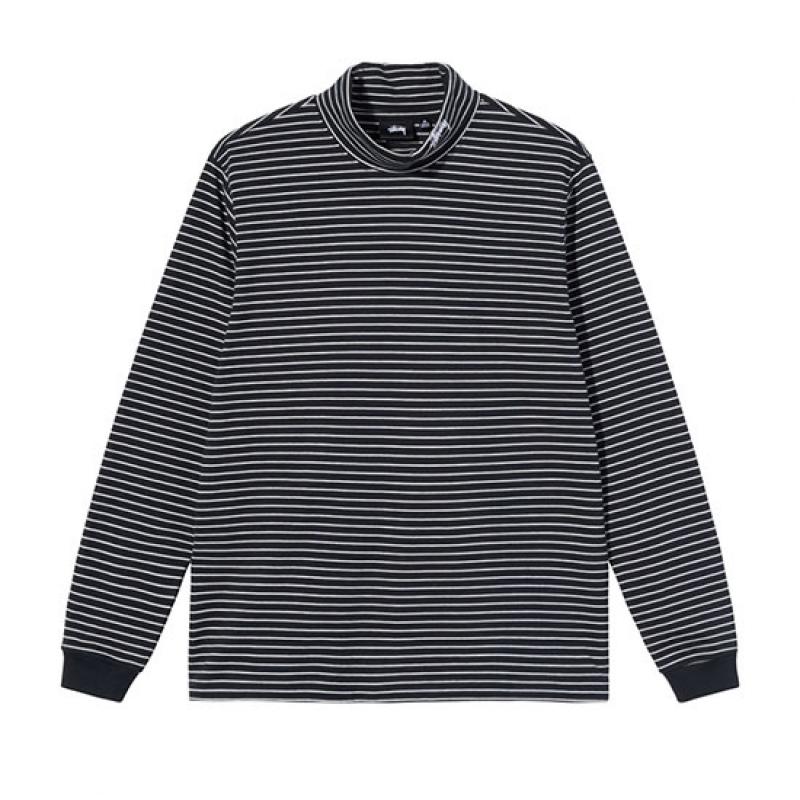 Stussy Striped Turtleneck Ls Jersey