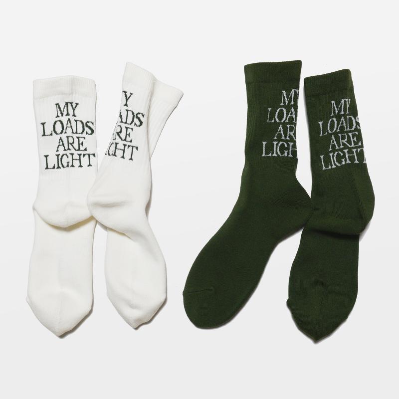 My Loads Are Light Text:MLAL / Cordura Socks