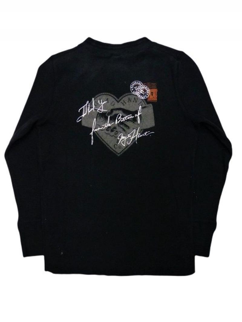 GLAD HAND(åɥϥ)HEARTLAND-L/S HENRY NECK T-SHIRTS VINTAGE FINISH