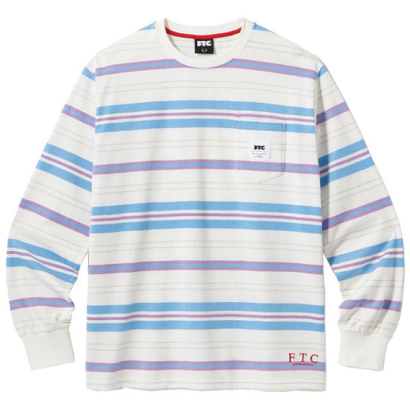 FTC POCKET STRIPE L/S TOP