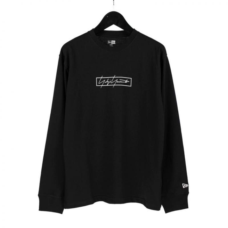 Yohji Yamamoto pour homme  NEW ERA BOX LOGO PRINT LONG SLEEVES / HX-T83-984