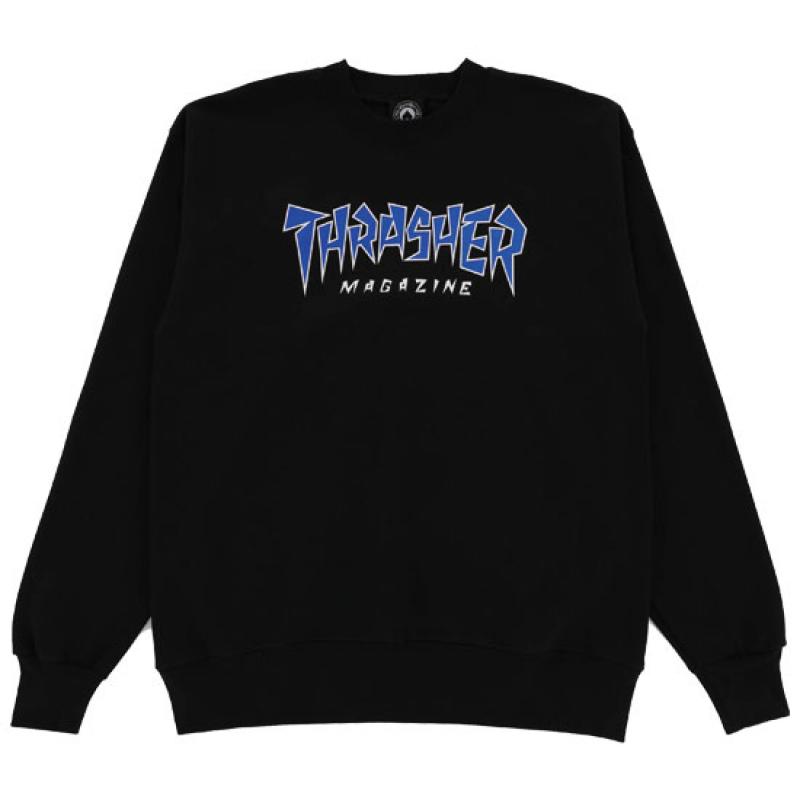 THRASHER JAGGED LOGO CREW