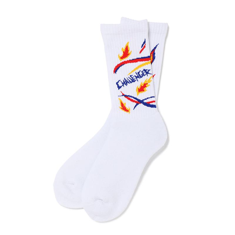 CHALLENGER FIRE LEAF SOCKS ȯ䨢󥸥㡼 