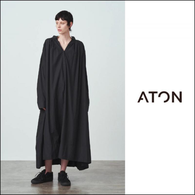 ATON / ƥ NATURAL DYE LAWN GATHERD DRESSand more 