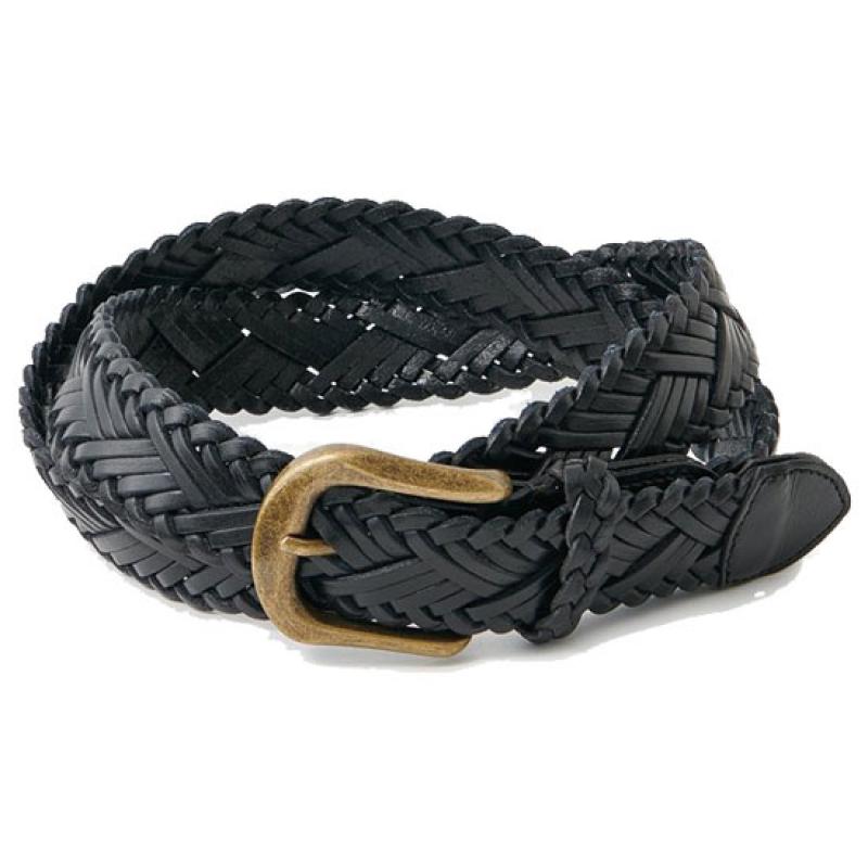 BRAIDED LEATHER BELT