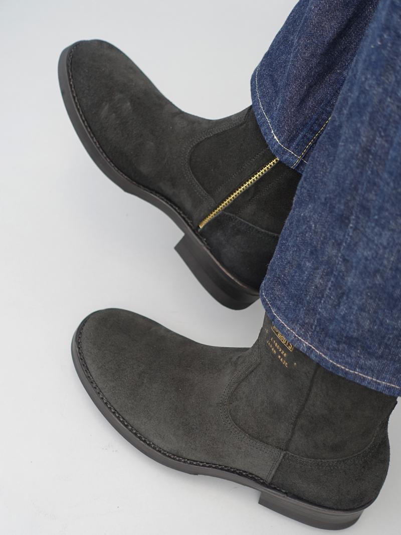 ADDICT CLOTHESSTEERSUEDE ZIP WESTERN BOOTS