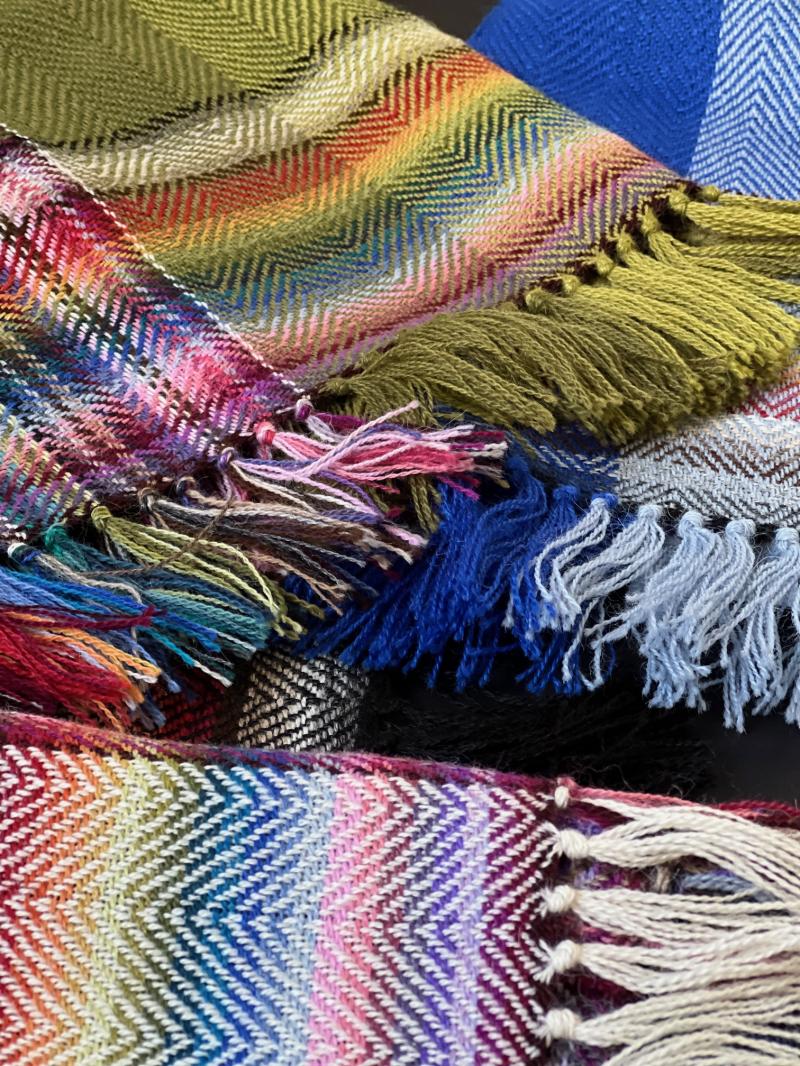 The Inoue Brothers:Multi Coloured Stole