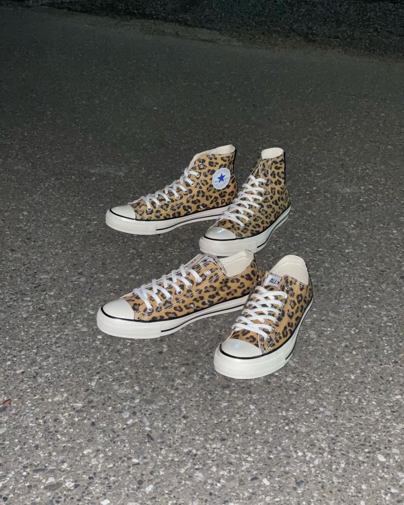 WACKO MARIA  CONVERSE - LEOPARD / U.S. ORIGINATOR HI & LOW