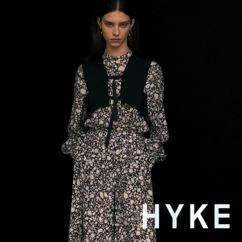 HYKE / ƥ S/C/P SWEATER VEST