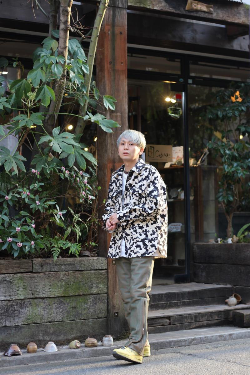 SUGARHILL(奬ҥ) FLOWER CAMO ZIP UP MILITARY BLOUSON 23SSSH11!  