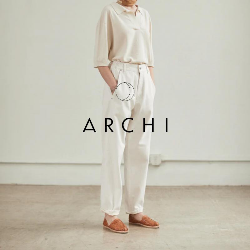 ARCHI ​/ ƥ 12oz DENIM EASY PANTS