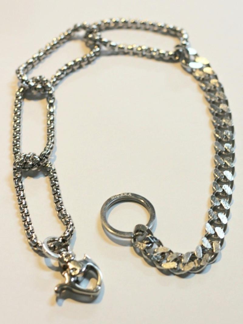 HIDAKA(ҥ) MULTI CHAIN NECKLACE & PANTS CHAIN H01MAC14! 