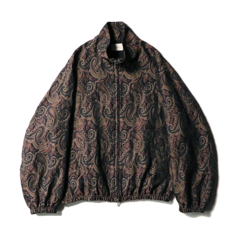 superNova / Track jacket - Paisley jacquard / Beige x Brown