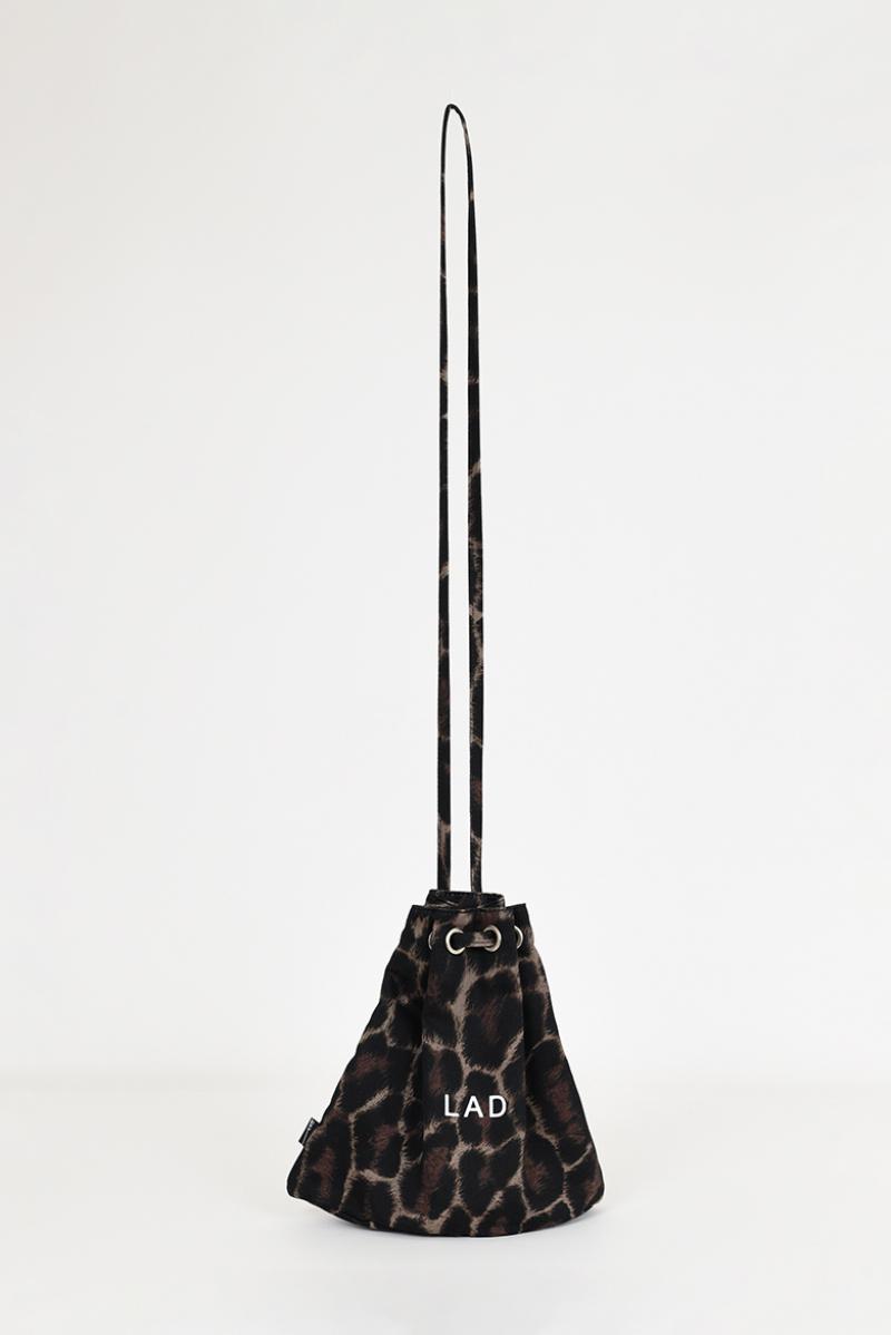 LAD MUSICIAN [åɥߥ塼] LEOPARD MINI DRAWSTRING BAG  ߥ˥ޥʥΥɥȥ󥰥Хå ̤Ƕ٤Τ륳åȥ󥭥ХϤѡ