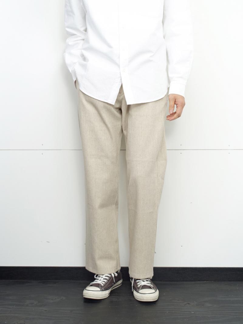 ADDICT CLOTHES JAPANCOTTON LINEN BUCKLE BACK TROUSERS