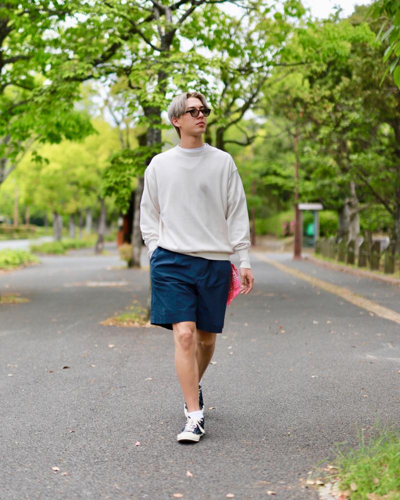 A.PRESSE ץå23SS High Density Weather Cloth Shorts (23SAP-04-04H)NAVY429()ȯ! 