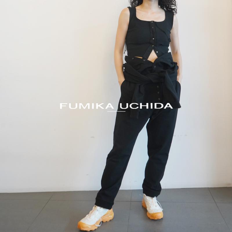 FUMIKA_UCHIDA/ƥ Span thread Fleece SWEAT JUMP SUIT and more