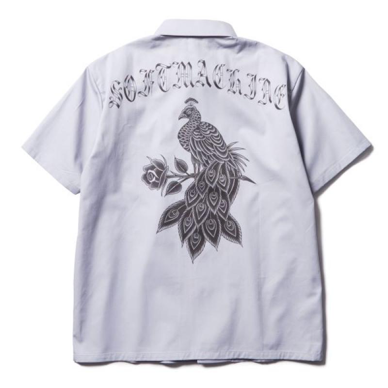 SOFTMACHINE(եȥޥ)FEATHERS SHIRTS S/S