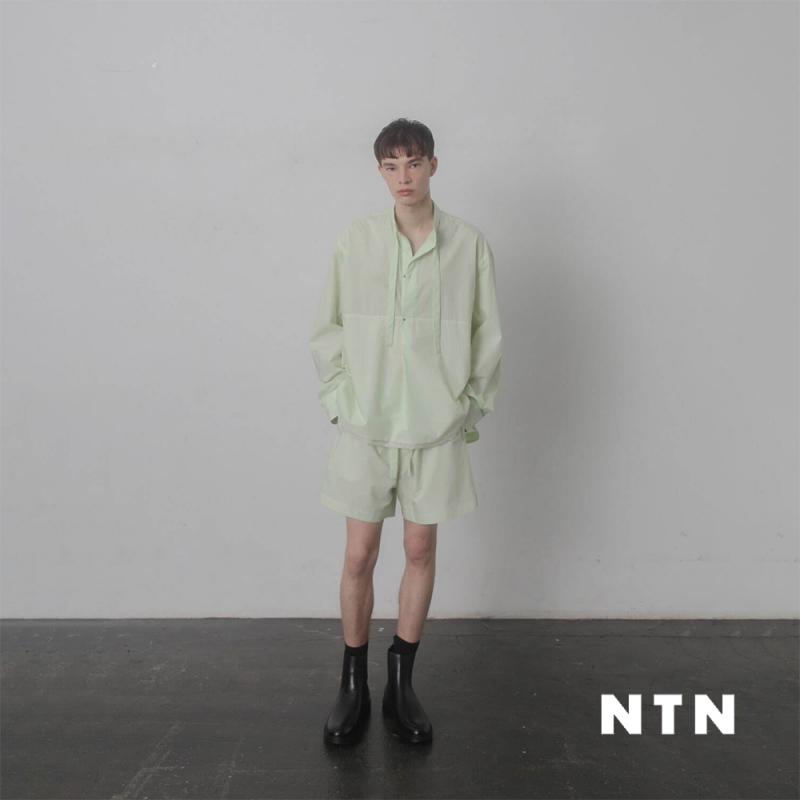 NTN / ƥ PULLOVER STAND COLLAR SHIRT