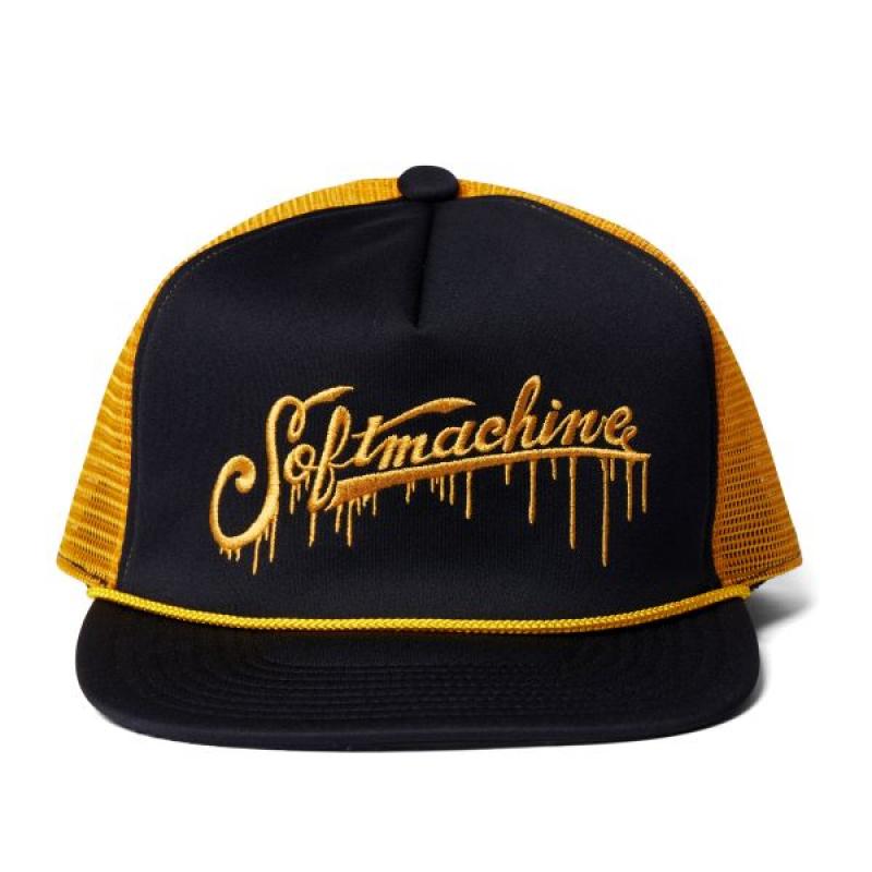 SOFTMACHINE(եȥޥ)DRIPPING LOGO CAP