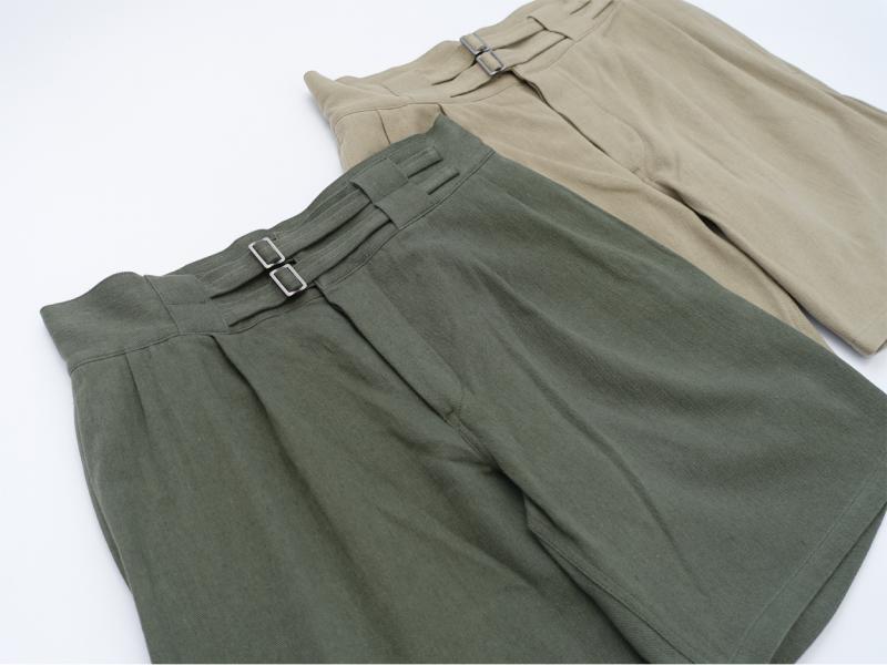 ADDICT CLOTHES JAPANCOTTON LINEN GURKHA SHORTS