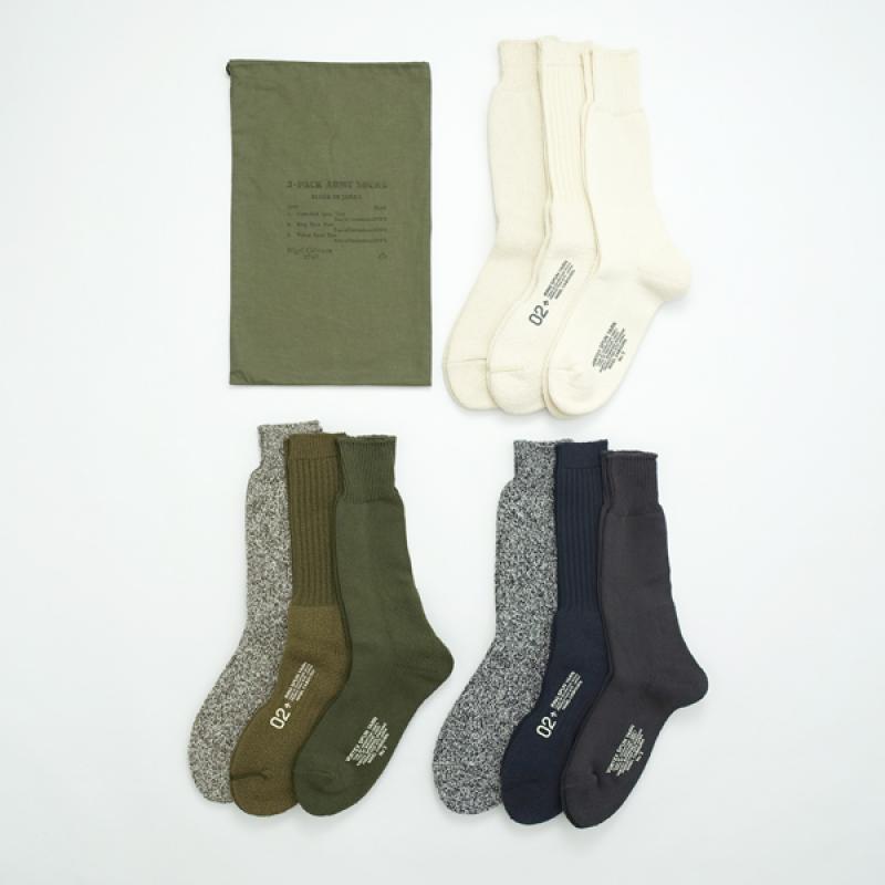 Nigel Cabourn3-PACK ARMY SOCKS