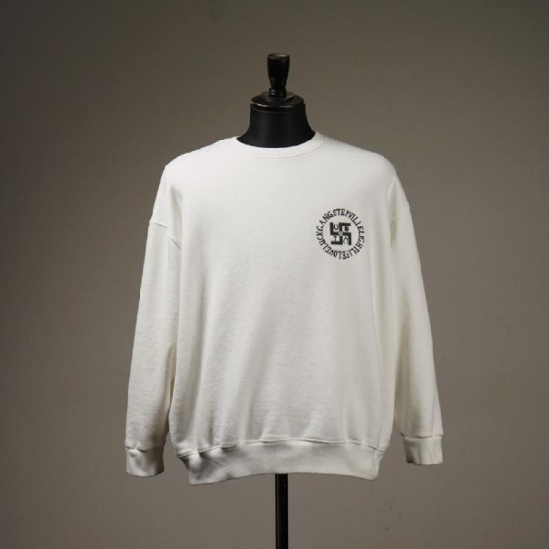 GANGSTERVILLE(󥰥)SWASTIKA-CREW NECK SWEAT