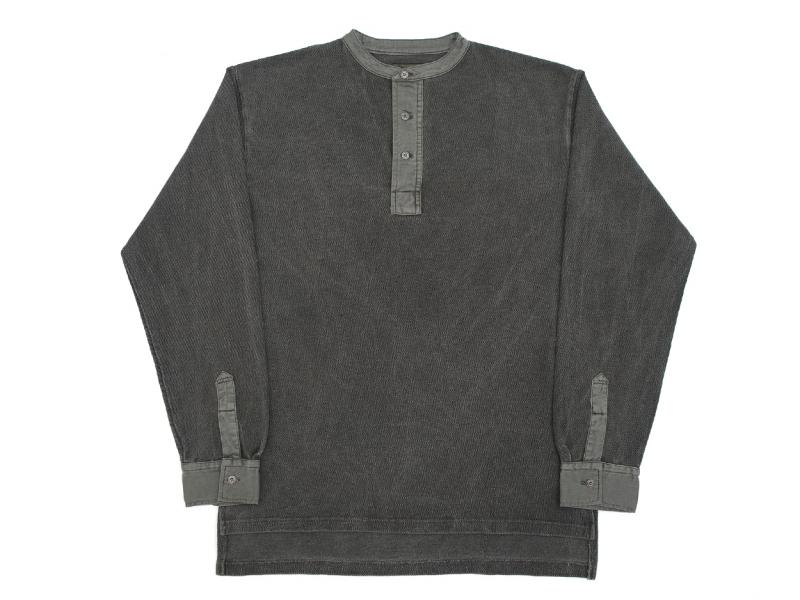 Nigel CabournSWEDISH HENLEY NECK SHIRT