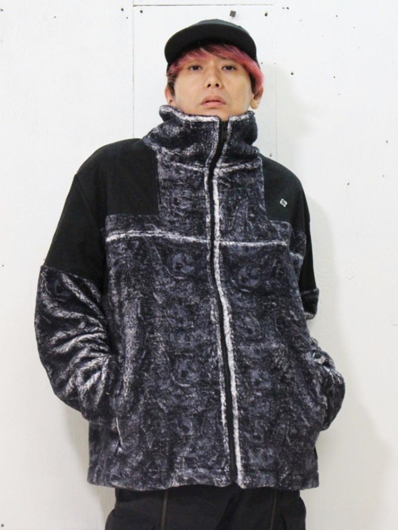 children of the discordance(ɥ󥪥֥ǥ) PAISLEY FLEECE JACKET COTDJK-003(BLK)! 