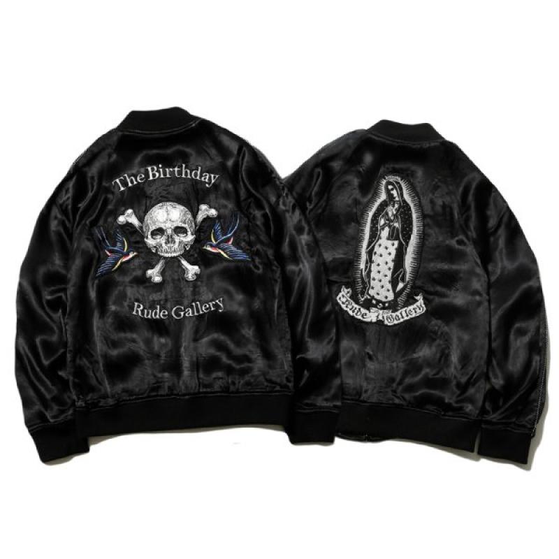 930()ȯ THE BIRTHDAY  RUDE GALLERYSKULL&SWALLOW SOUVENIR JACKET 2023AW߿ƥ