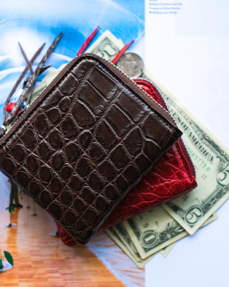 BRU NA BOINNE:Croco Small Wallet