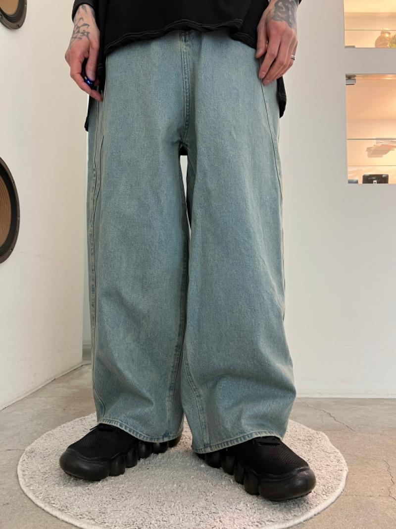 WIZZARD / BAGGY DENIM PANTS 