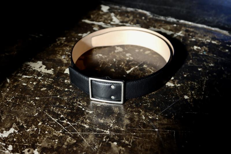 Graphpaper եڡѡ24SS Graphpaper Holeless Leather Classic Belt(GU241-90230B)BLACK217()ȯ!