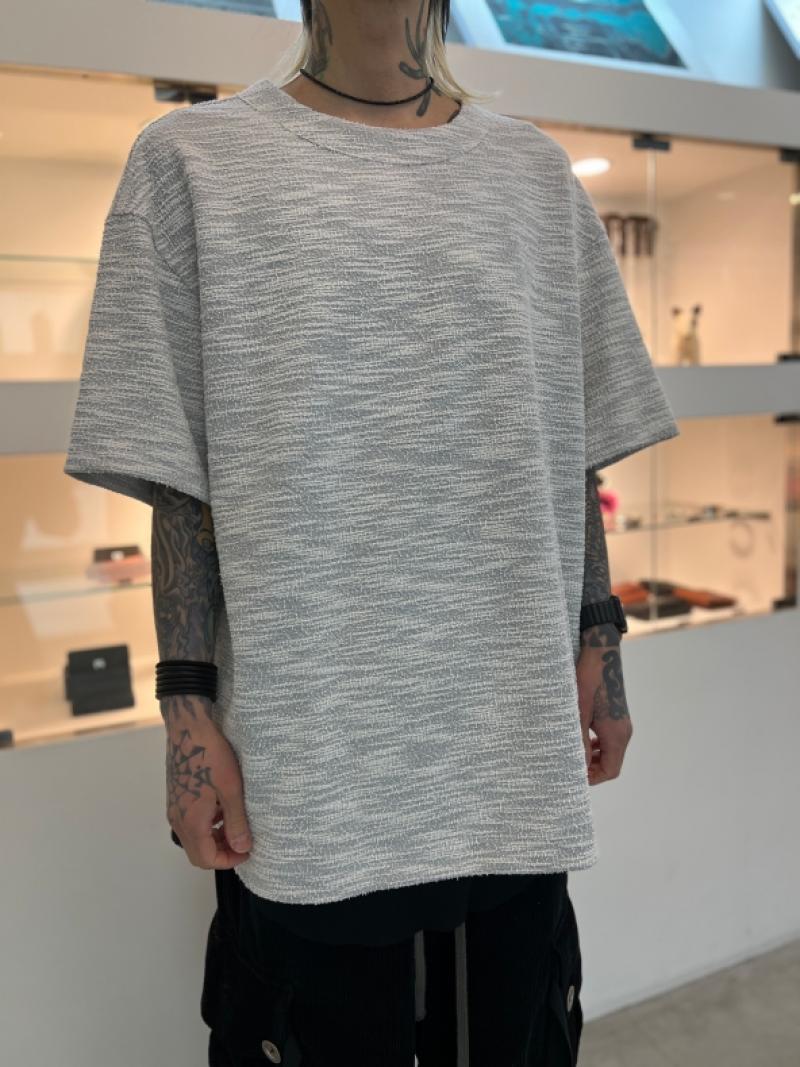 VOAAOV / Tweed Jarsey T-Shirt 