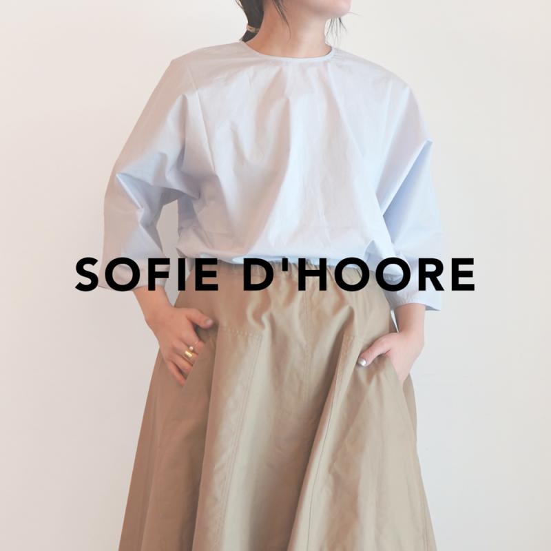 SOFIE D'HOORE / ƥ top w slvs side slit open pockets foulardand more