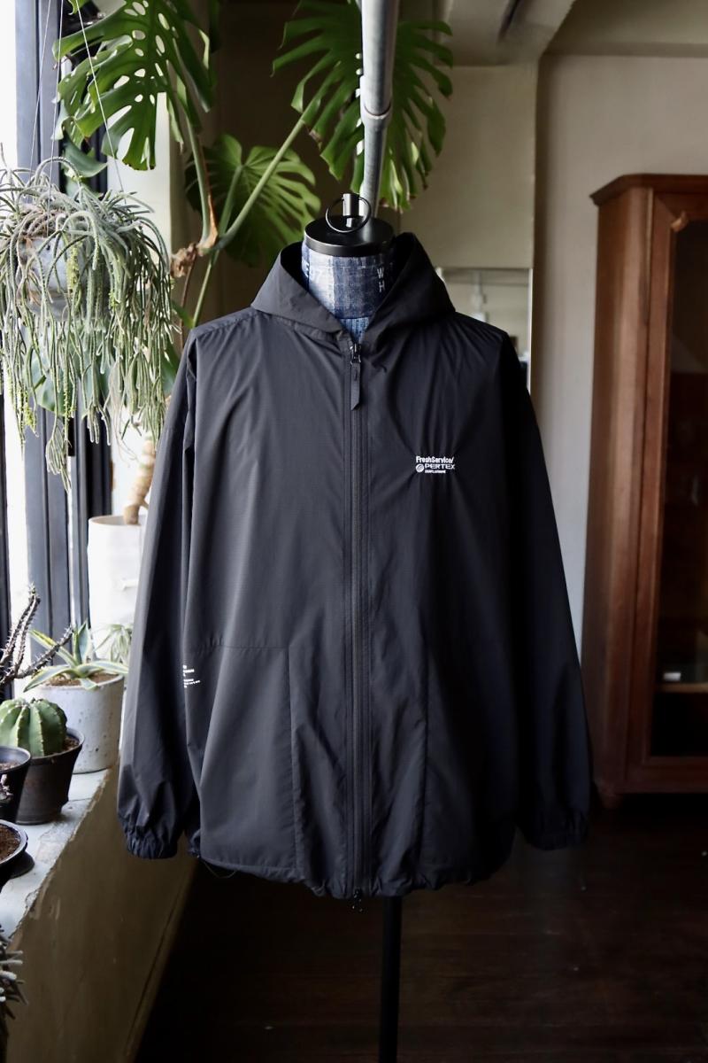 FreshService եå奵ӥ24SS PERTEX EQUILIBRIUM HOODED SHELL(FSC241-30112)BLACK330()ȯ! 