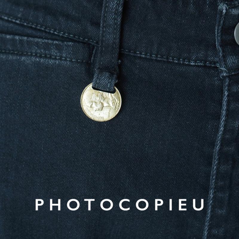 PHOTOCOPIEU ​/ ƥ STRAIGHT-LEG CROPPED JEANS