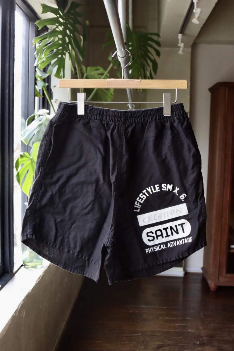 ©SAINT Mߡߡߡߡߡ ȥޥ24SS CREATION EASY SHORTS(SM-YS8-0000-055)BLACK46()10:00ȯ! 