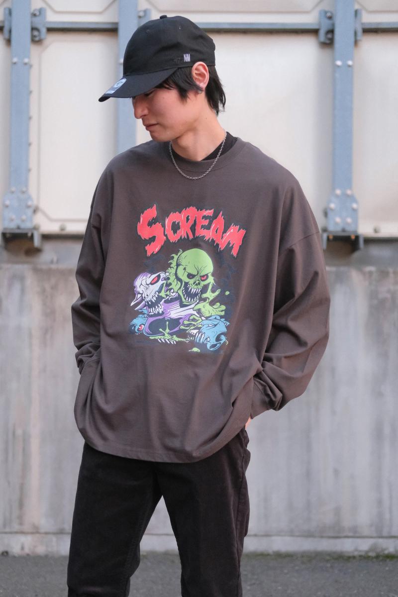 MAISON SPECIAL [᥾󥹥ڥ] Graphic Crew Neck Pullover <꡼T> ᥳߤդˤեåǥܤ椯󥰥꡼֥åȥ