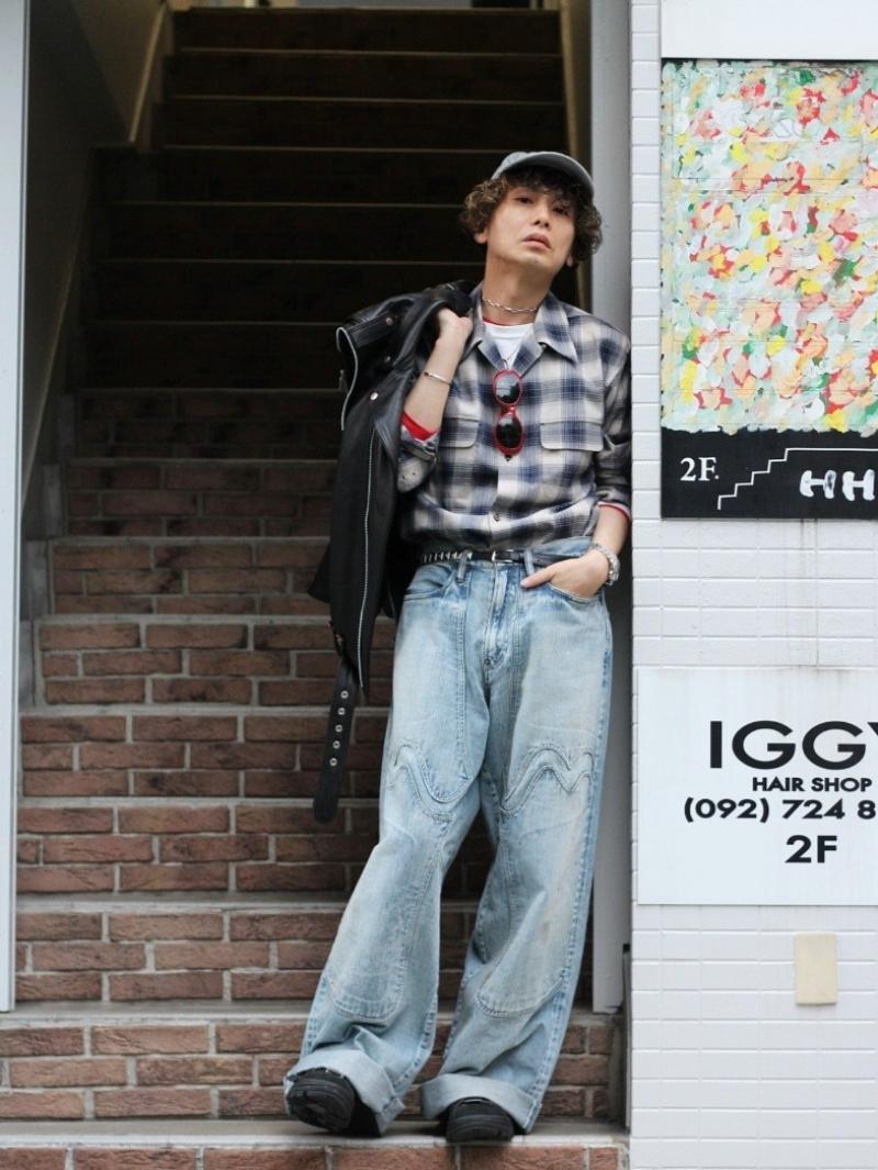 SUGARHILL(奬ҥ) FADED MODERN WESTERN WIDE TROUSERS! 