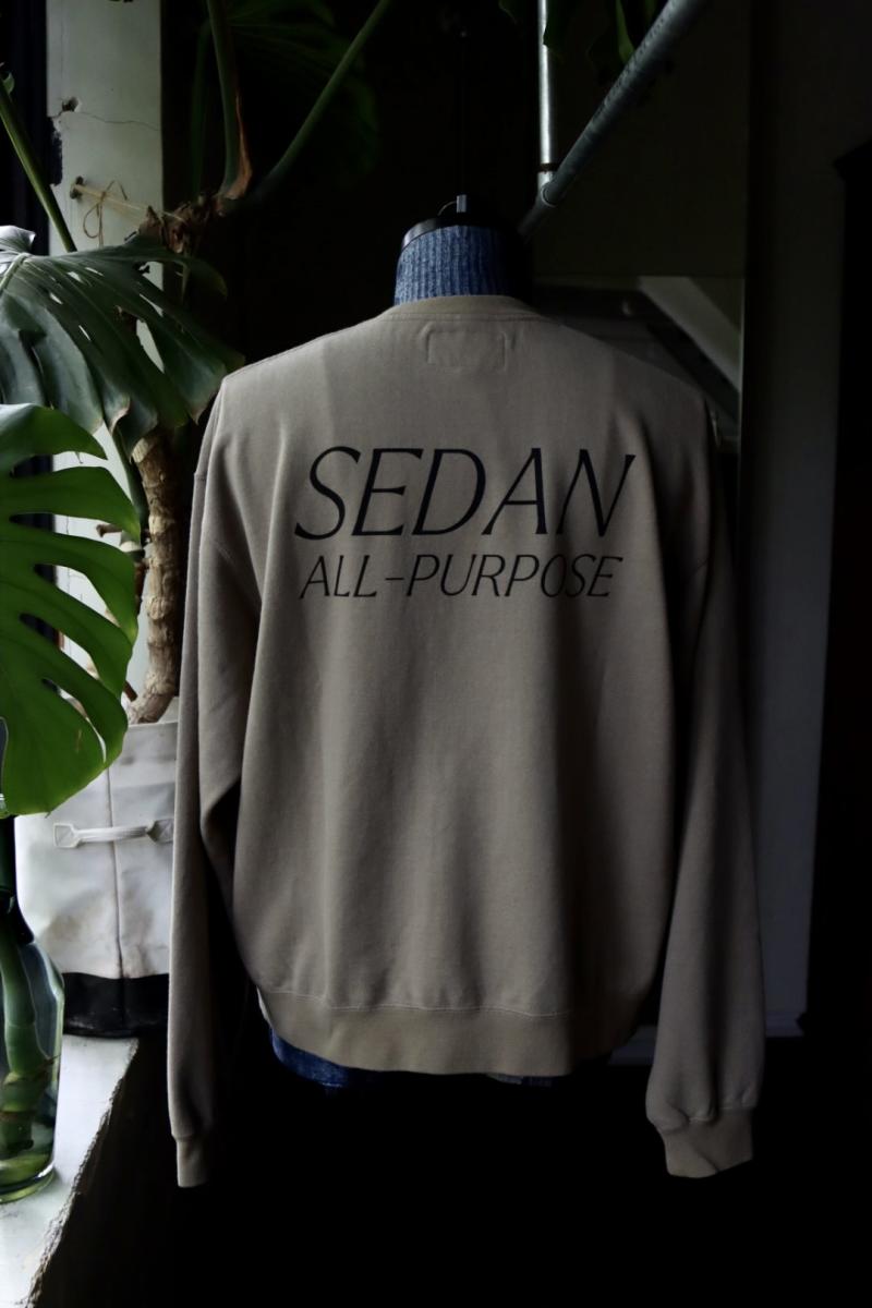 SEDAN ALL-PURPOSE 󥪡ѡѥ SS24 OG Logo Sweatshirt(SD24S-CT02)Slate Taupe 