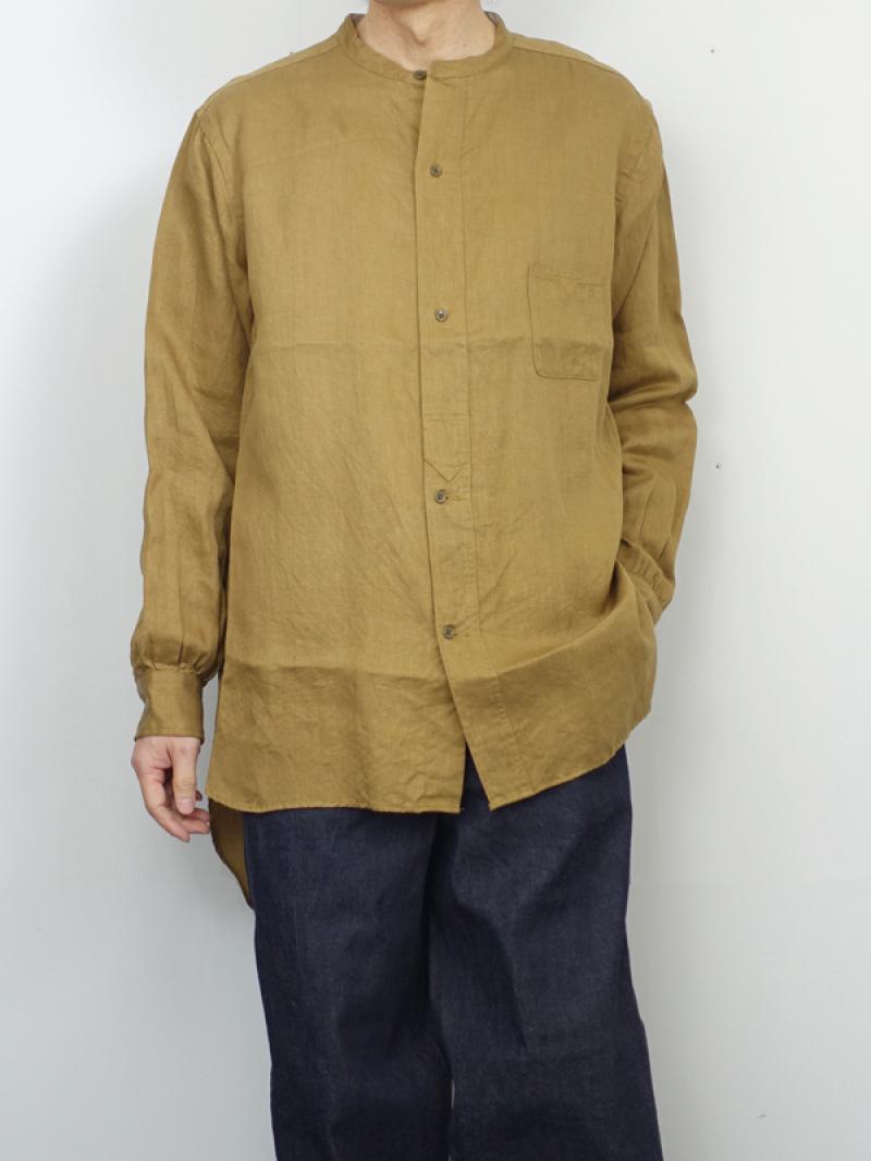 Nigel CabournCC22 WORK SHIRT LINEN TWILL