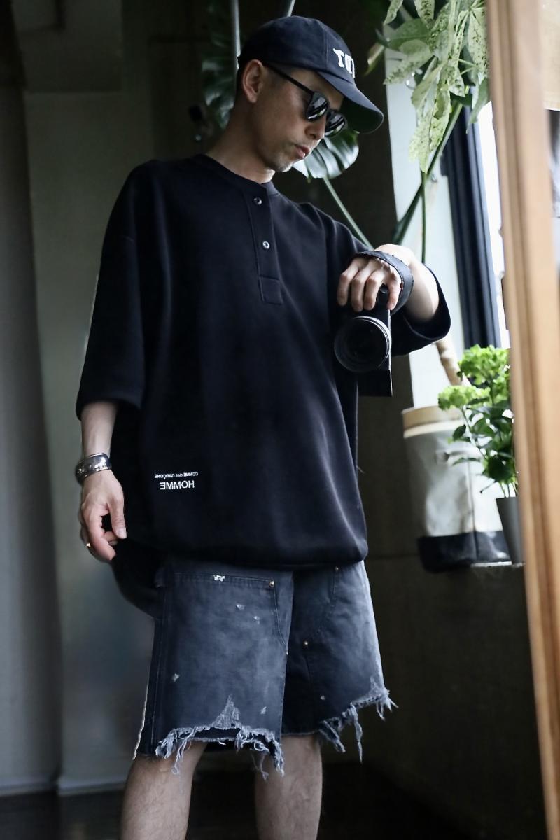COMME des GARCONS HOMME ǥ륽󥪥25SS ʥƥåեT(HO-T017-051)BLACK52()ȯ!