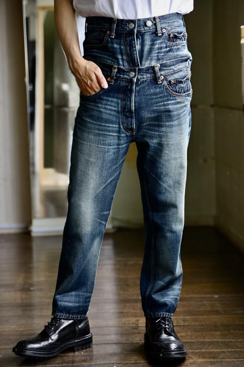 JUNYA WATANABE MAN 勵ʥ٥ޥ 25SS ֥륦Levi's W͡ǥ˥(WO-P208-051)INDIGO 