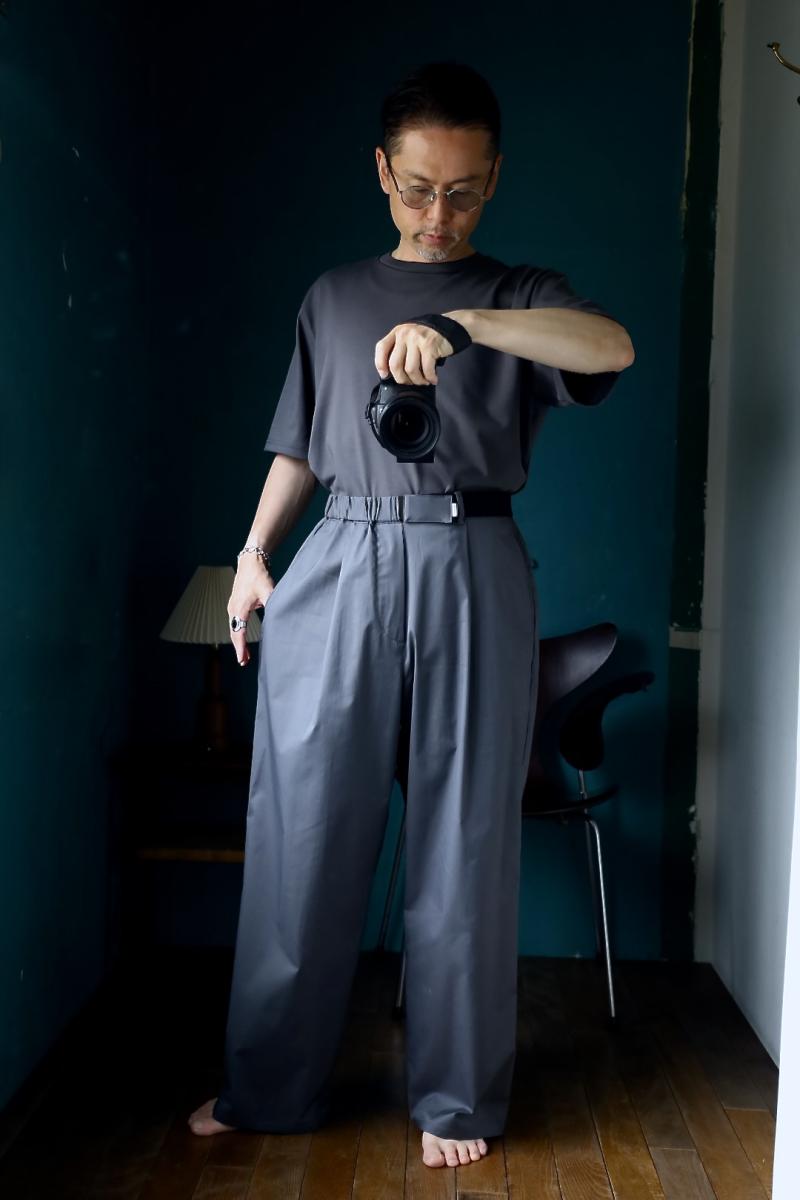 Graphpaper եڡѡ 磻ɥեѥ Solotex Twill Wide Chef Pants(GRAY) 