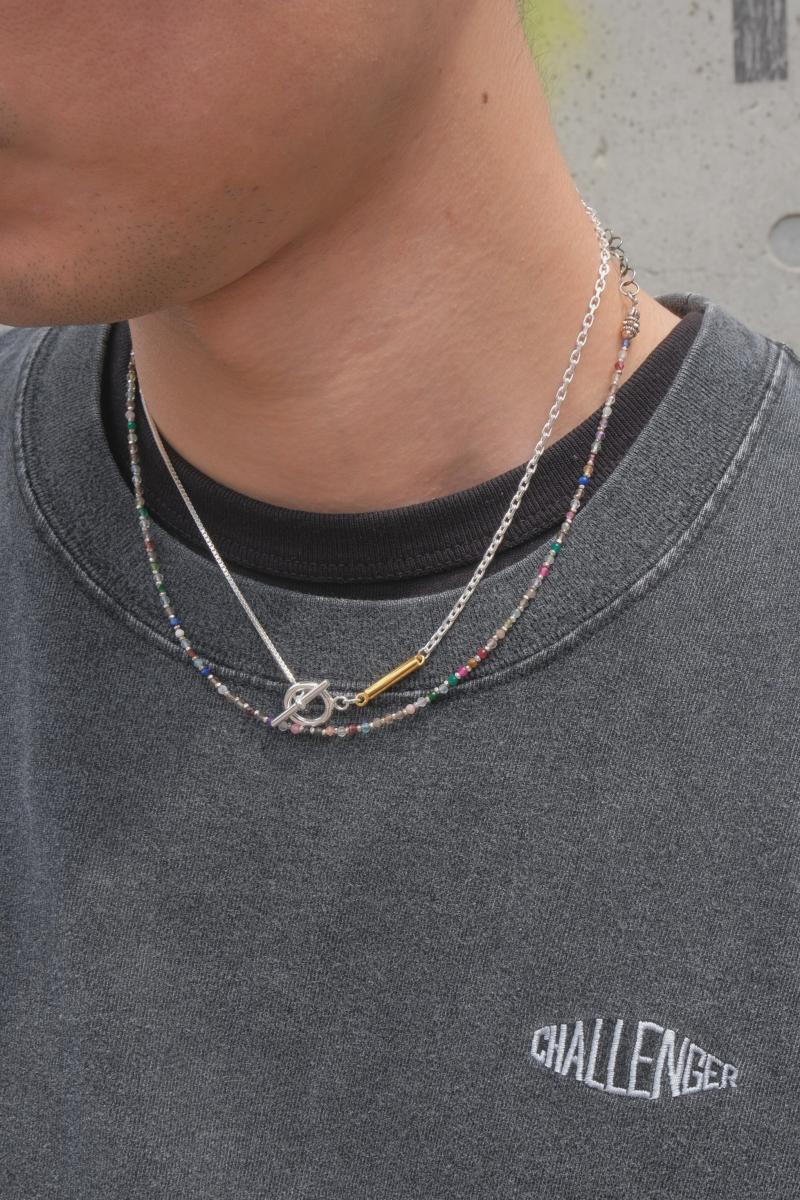- gunda - ͥåȡ᥸ȡ֥ɥ饤ȤʤϤŷФ䥷С925Ѥӡͥå쥹  ERIS NECKLACE