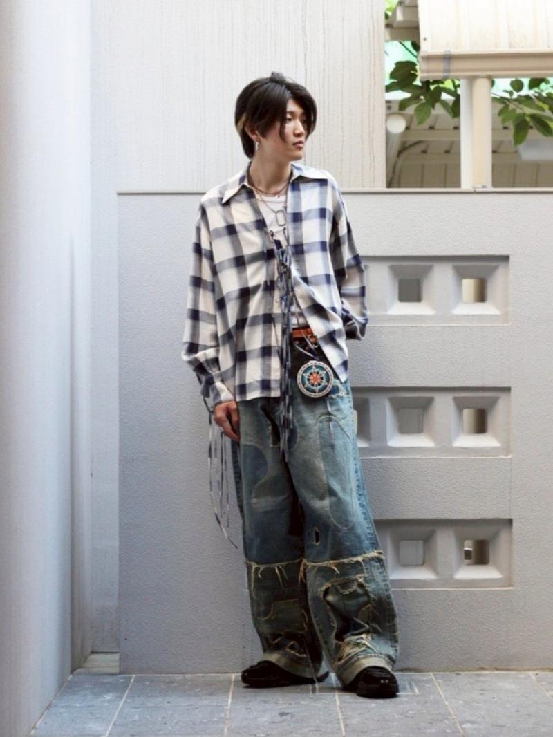 SUGARHILL(奬ҥ) STRATUM DENIM PANTS WIDE CUT 2541000404(IND)! 
