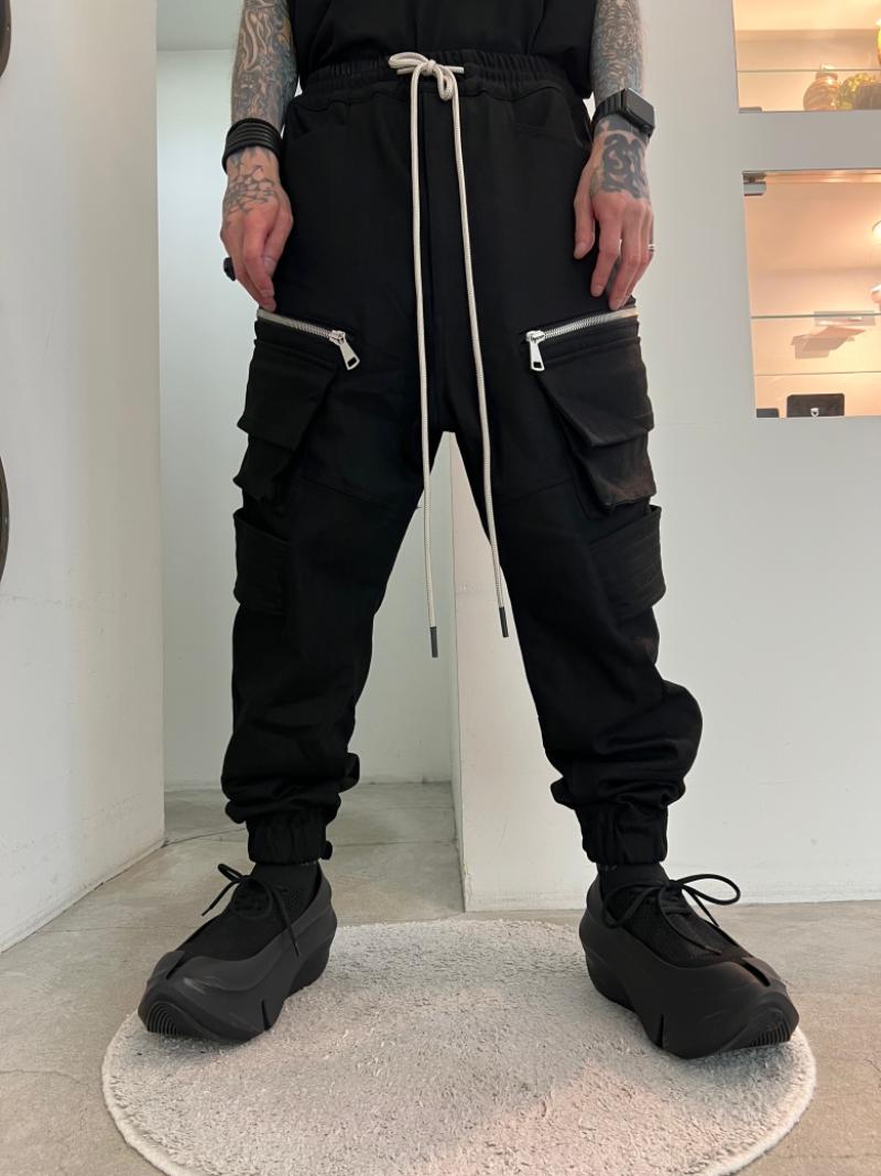 A.F ARTEFACT / Bonding Belt Cargo Jogger Denim 