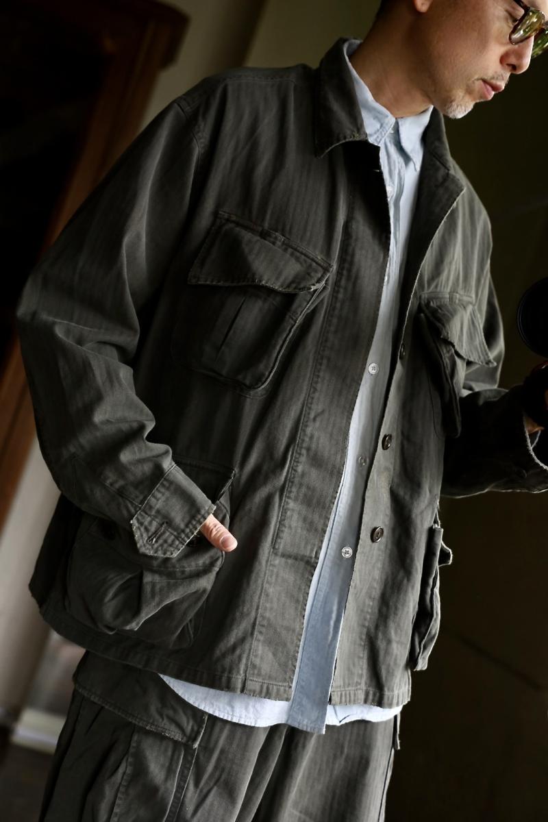 A.PRESSE ץå 2025 STYLE2 㥱å Vintage US Army Jungle Fatigue Jacket(25AAP-01-57)OLIVE726()ȯ! 