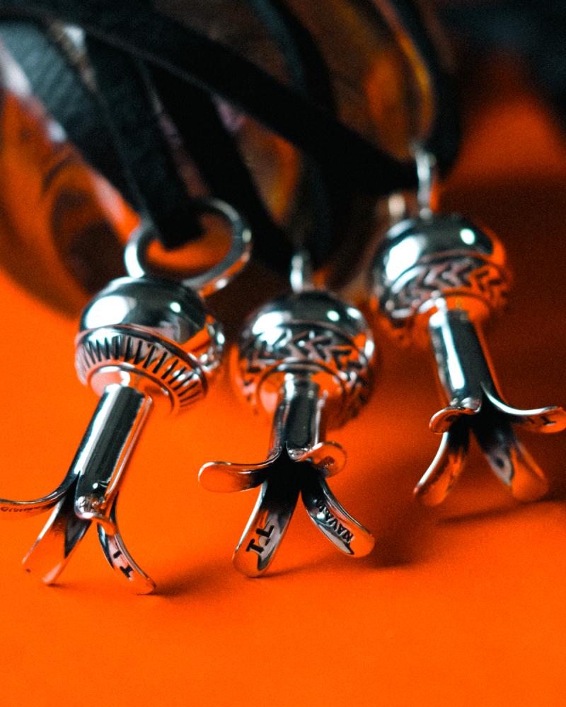 Trent Lee Anderson:Stamped Squash Pendant